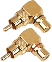 AUDIO-SYSTEM RCA VINKEL CONNECTOR